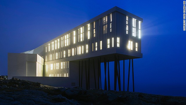 Modern architecture in a Canadian island fishing village.<strong> The Fogo Island Inn</strong> is a boutique eco hotel set against an ocean backdrop, and considered the best new hotel by Mr and Mrs Smith users and judges. 