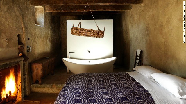 The criteria for the Eco Award included "low environmental impact without sacrificing on comfort and quality," "pioneering use of new technology" and the use of renewable energy resources and products. The 27-room <strong>Sextantio Albergo Diffuso</strong> took the top spot for its minimalist, medieval rooms with working fireplaces and village craftwork. 