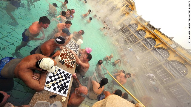 There are more than a thousand hot springs in the country and 118 in the capital, Budapest, alone.