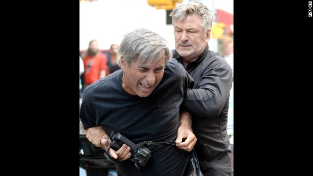 In August 2013, both Baldwin and a photographer called the police to report an incident in New York. Apparently a standoff ensued after the photographer got too close for Baldwin's liking while he was with Hilaria. Baldwin has had several disputes<a href='http://www.cnn.com/video/data/2.0/video/showbiz/2013/08/28/newday-dnt-turner-alec-baldwin-paparazzi.cnn.html'> with paparazzi. </a>