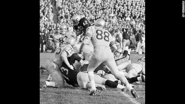 CBS used instant replay for the first time during the Army-Navy game from Municipal Stadium in Philadelphia on December 7, 1963.