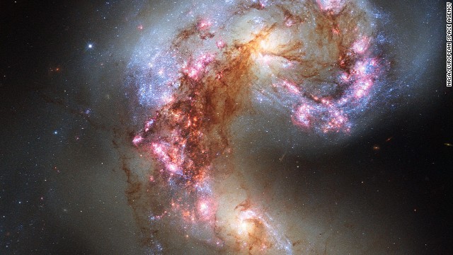El Hubble capta la mejor foto hasta la fecha de las Galaxias Antennae
