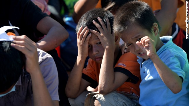 Without Phones Typhoon Victims Turn To Tv To Tell The Worst Of News