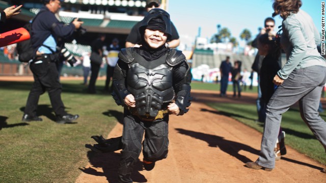 We're still talking about that <a href='http://newsroom.blogs.cnn.com/2013/11/15/batkid-age-5-saves-gotham-city/'>5-year-old leukemia patient who won the hearts </a>of people across the country when he got his wish in November. He became Batkid for a day, fighting crime alongside Batman in a made-up Gotham City thanks to the Make-A-Wish Foundation. He even got a key to the city from the mayor, and we got a story that warms our hearts every time we think about it.