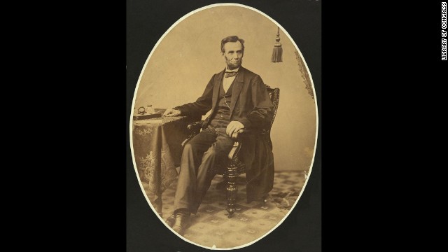 Lincoln poses for a photograph on November 8, 1863, days before he delivered the famous speech.