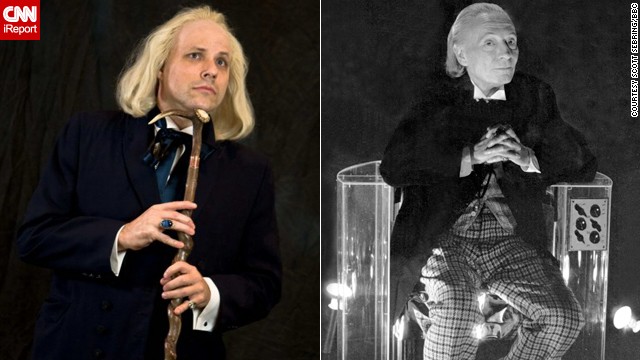 For 50 years, "Doctor Who" has thrilled TV viewers with the science fiction exploits of one alien with two hearts and (thus far) a dozen different faces. Fans have been dressing up as -- cosplaying -- their favorite Doctors for decades. Here, Scott Sebring, left, portrays William Hartnell's First Doctor.