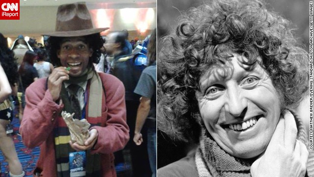 Matthew Brewer of Fairburn, Georgia, portrays the Fourth Doctor.