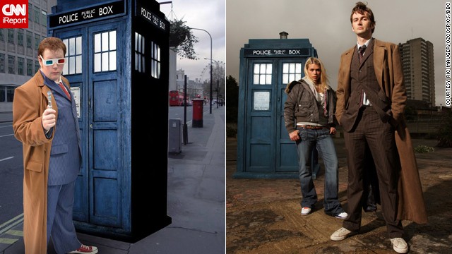 Ric Mauger of Hawthorn, Australia, as the Tenth Doctor.