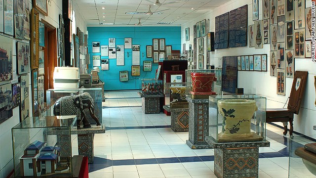 This Indian toilet museum examines the evolution of the lavatory from 3000 B.C. to present day. On display are antiquated toilets, including ornately painted medieval urinals and ancient stoneware chamber pots, juxtaposed with futuristic models. <a href='http://travel.cnn.com/explorations/play/7-wackiest-museums-asia-464206' target='_blank'>Read more: 7 wackiest museums in Asia</a>