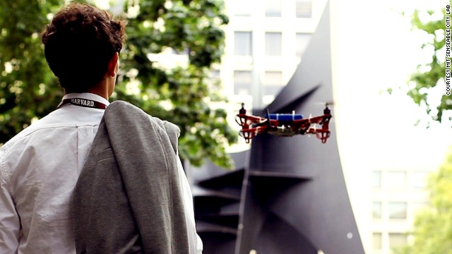 Meet SkyCall, a flying robot that guides you to your destination. Find out how it works...