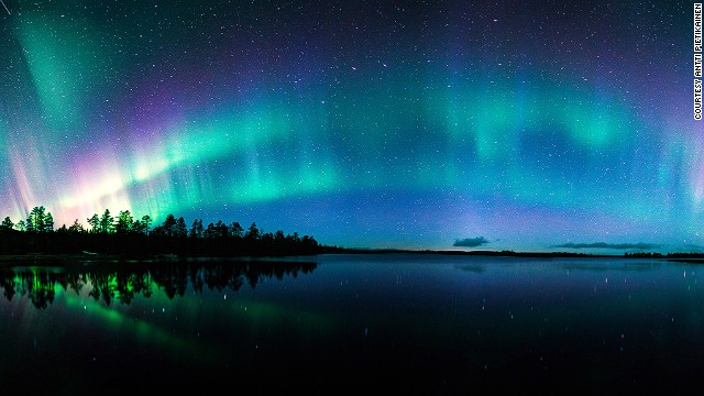 The top aurora photographer and guide Antti Pietikainen bases himself around these two Finnish towns because the Northern Lights viewing is so good.