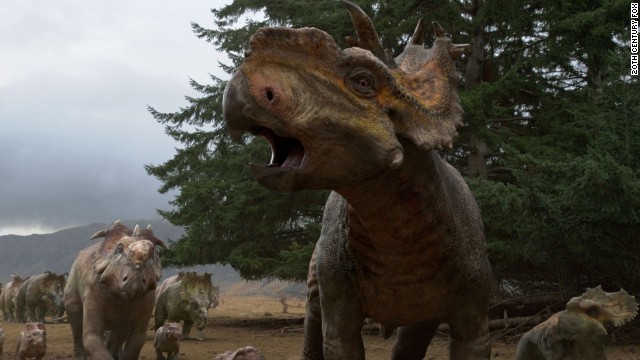 Think of "Walking With Dinosaurs" like a cross between "The Land Before Time" and "Jurassic Park" without the Spielbergesque drama. In this 3-D epic from Fox, the curious can get a realistic picture of what life was like when dinosaurs ruled, as told through the story of one young dino. 