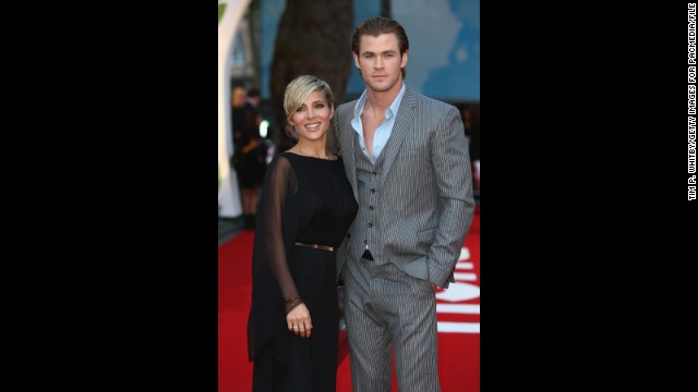 It looks like Chris Hemsworth really has a thing for sequels this year. The "Thor: The Dark World" star and his wife Elsa Pataky are expecting their second child, <a href='http://www.hellomagazine.com/healthandbeauty/mother-and-baby/2013112015736/elsa-pataky-pregnant-second-child/' target='_blank'>the couple announced in November</a>. They welcomed daughter India in May 2012. See who else is expecting in Hollywood: 