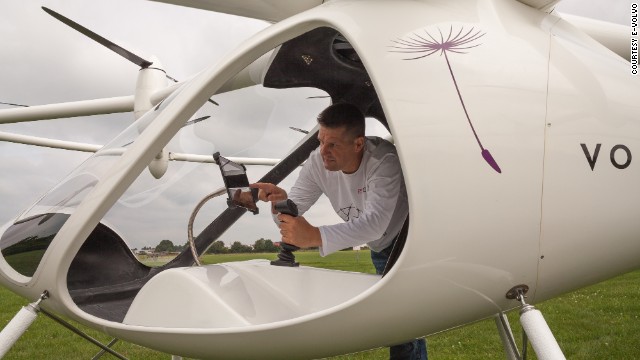 "If you let the joystick go, the Volocopter will just hover in the current position, so there's nothing the pilot has to do," said e-volo co-chief executive Stephan Wolf. "But if you do that in another helicopter it will crash immediately."