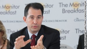 Wisconsin Gov. Scott Walker say the Republican message should be \