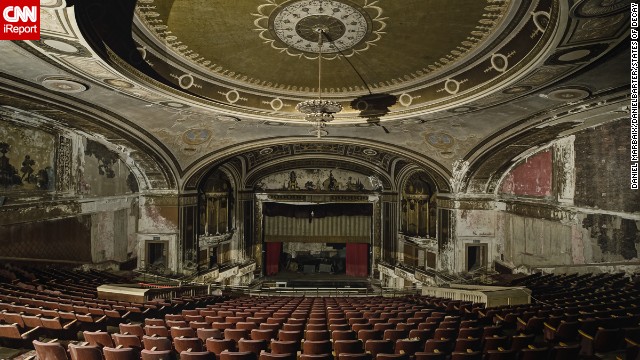 Their explorations brought them to this desolate theater in Connecticut.