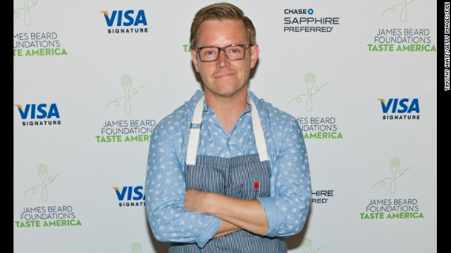 Blais plays host at the James Beard Foundation's "Taste America: Local Flavor From Coast to Coast" benefit dinner in September in Chicago. 