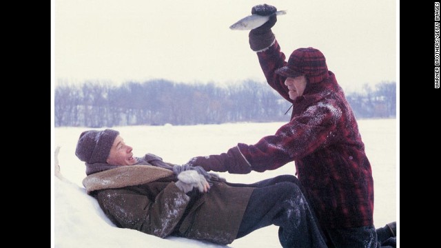 Although the two main characters in "Grumpy Old Men" (played by Jack Lemmon and Walter Matthau) spend their holiday with family, they both really want to spend it with the new woman in town (Ann-Margret). On Thanksgiving night, a mutual friend of theirs arrives at the woman's door, leaving both grumpy old men jealous and bitter.