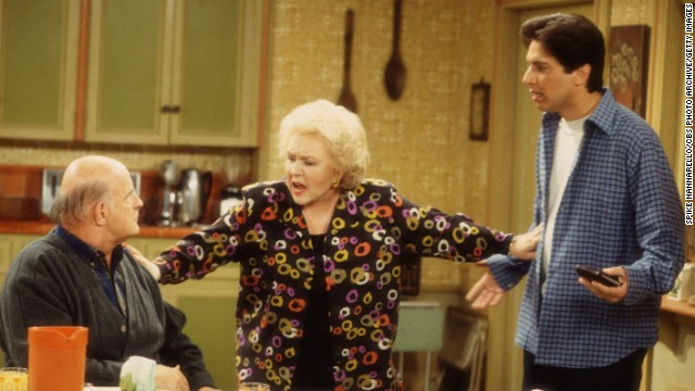 We imagine Marie Barone (Doris Roberts) had to separate hubby Frank Barone (the late Peter Boyle) and son Ray (Ray Romano) during the holidays on "Everybody Loves Raymond." In the comedy's third season, Marie decides to cook a tofu turkey for her entire family. Not only are the men horrified by the lack of meat at the table but daughter-in-law and ally in the tofu Thanksgiving, Debra (Patricia Heaton), is also horrified by the taste. 