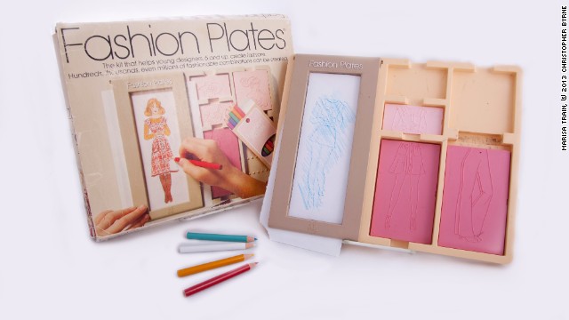 Fashion Plates is another example of a toy that reflected broader cultural trends, with fashion designers in the 1970s becoming household names, Byrne writes in "Toy Time." It also tapped into a common trend in arts and crafts toys that allowed children "who might not be gifted artists to create a professional-looking result," Byrne writes.