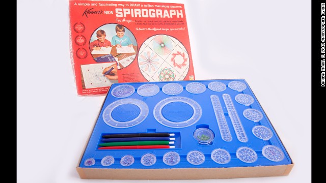 The Spirograph is one of those toys that reflected the broader culture of its time, Byrne says, combining the "space-race obsession with math and science" with the "counterculture's fascination with optical art and the psychedelic." Children loved it because even though mechanical drawing tools had been around for decades, the Spirograph was the first to be marketed as a toy, Byrne said.