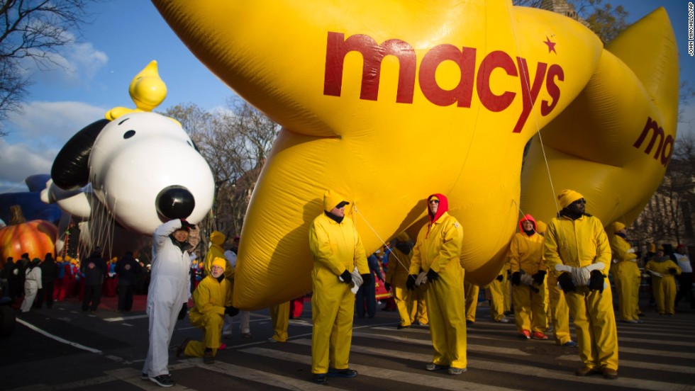 Las mejores imágenes del desfile de globos gigantes de Macy's en Nueva