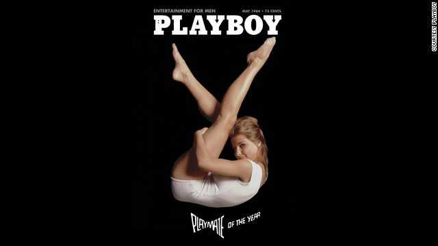 Donna Michelle appears in the shape of Playboy's bunny logo on the May 1964 cover. "I had this idea of a girl posing in the shape of the rabbit, but I thought no model would be able to do it," said Art Paul, Playboy's first art director. "I asked Donna and there was no problem. She got into that position with great ease and could still smile."