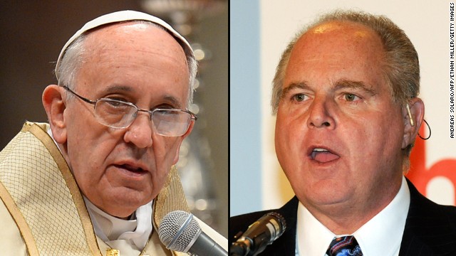 Rush Limbaugh: Pope is preaching 'pure Marxism'