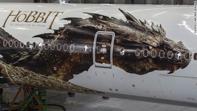 "To see Smaug fly off the big screen and into the skies like this is pretty exciting," said director Peter Jackson in a statement. "We're proud to debut him here in New Zealand, where our team has worked so hard to bring him to life." 