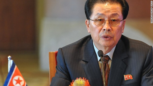 Jang attends a meeting on developing the economic zones in North Korea, in Beijing, on August 14, 2012. 