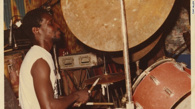 Nigerian drummer Tony Allen is famous for helping create Afrobeat as member of Fela Kuti's Africa 70 band.