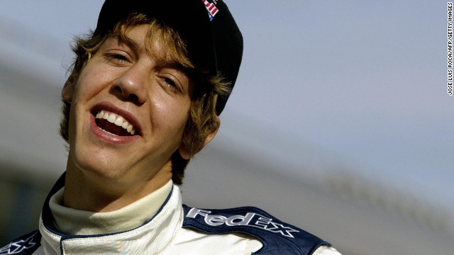 When Noack spotted Vettel's talents, he hoped to make him the next German prodigy. Here Vettel is an 18-year-old about to drive an F1 car for the first time in a 2005 private test for BMW Sauber.