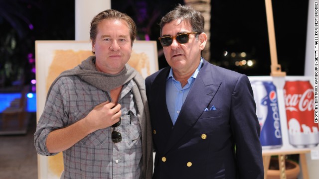 Every year charity art auctions take place around the main art fair. Collector Peter Brant and actor Val Kilmer attended an auction for Best Buddies, an organization that creates opportunites for people with intellectual and developmental disabilities. In recent years Kilmer, an avid collector, has purchased large sculptures while in Miami. 
