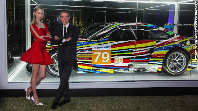This year brands including Swarovski and Dom Pérignon hosted events during Art Basel Miami Beach. On opening day, BMW hosted a gala in the Miami Beach Botanical Gardens. Supermodel Karolina Kurkova and artist Jeff Koons unveiled the BMW Art Car, which features Koons's colorful design. 