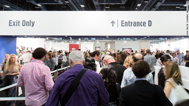 VIPs may swarm Art Basel Miami Beach, but vendors are not concerned with what films you have starred in. As art adviser and collector Andrew Renton says: "It doesn't matter if you flew in on your private jet, you are still going to have to stand in line for a sausage like everyone else." 