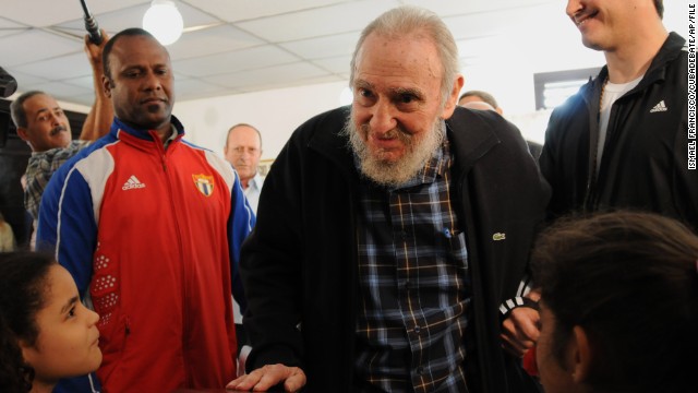 Mandela's longtime friend Fidel Castro, center, has not traveled outside Cuba since the health crisis that caused him to step down from office unofficially in 2006; he officially handed over the presidency in 2008. His brother, President Raul Castro, will attend the state funeral. 