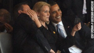 Thorning-Schmidt with a smiling Obama
