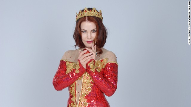 Priscilla Presley makes her pantomime debut at the New Wimbledon theater, London. (2012). She returns to the pantomime stage this year to play the Wicked Queen in "Snow White and the Seven Dwarfs" opposite "Willow" actor Warwick Davis.