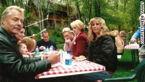 Tina Webb at a picnic just before she died in September 2007.