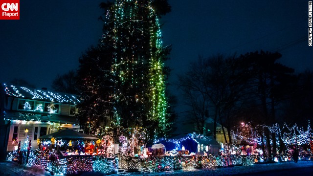 This is the largest Christmas lights display in the Royal Oak area, according to <a href='http://ireport.cnn.com/docs/DOC-1068387' target='_blank'>Sean Fleming</a>. He says this is the 35th and final year they will be on display. "I feel it will be a little less festive without the lights and I will have to go somewhere else to soak in the lights," he said.