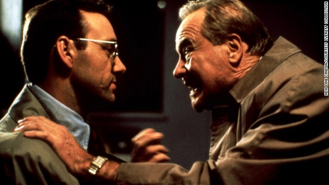 After 1990's walk on the terrible side with "Bonfire," 1992's "Glengarry Glen Ross" with Kevin Spacey, left, and Jack Lemmon was a revelation. It's not set in the world of Wall Street per se but it is all about sales, and no one sold the tense, cutthroat themes of the film quite like Alec Baldwin. If you have yet to see his incredible and memorable monologue on the art of selling, which some see as inspiration, <a href='http://www.youtube.com/watch?v=8kZg_ALxEz0' target='_blank'>watch it here</a>. 