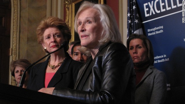 Glenn Close pushes for mental health measure on Capitol Hill