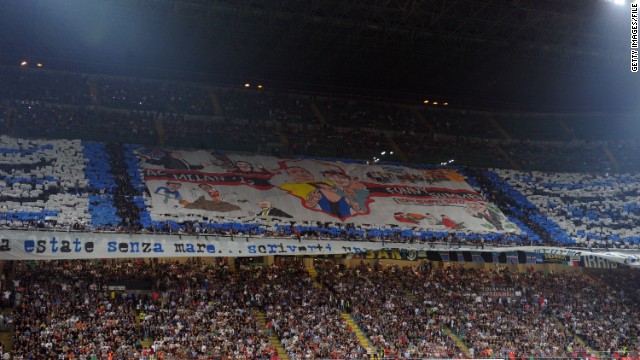 The closure is punishment for offensive chants aimed at Napoli fans by Inter supporters during their match last weekend. It means a banner a group of their most vociferous fans were working on will not be displayed.