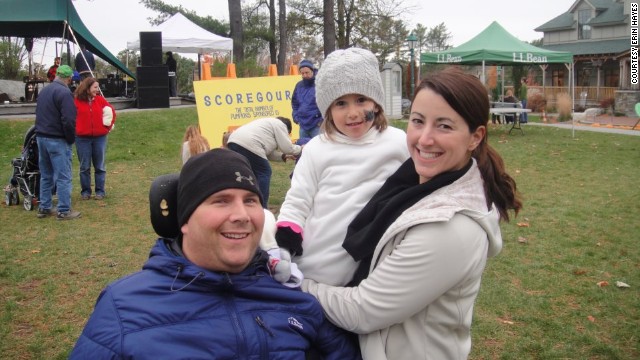 The author with Ben and Izzy in 2011. Hayes says their daughter taught them how to be a family again.