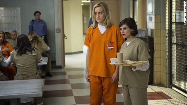 <strong>"Orange Is the New Black":</strong> Critics have hailed Netflix's "Orange Is the New Black" as one of their favorite shows of 2014, and with good reason. The premise doesn't sound funny -- a middle-class woman is sent to a prison filled with some rather unique inmates -- but the dark comedy from "Weeds" creator Jenji Kohan has as much humor as it does heart. Even better, the second season is just as rich and binge-worthy as the first.