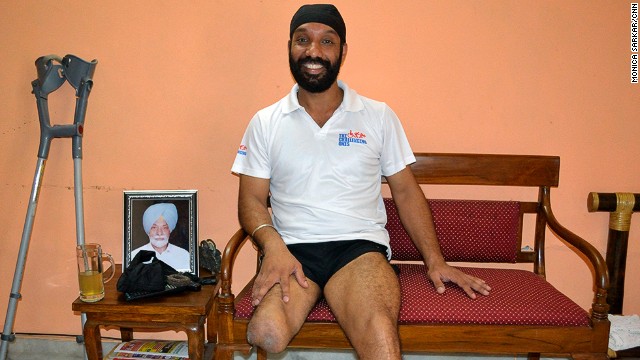 Refusing to be overcome by the challenges of losing a limb during the Kargil War in 1999, Devender Pal Singh, 39, became a marathon runner. 
