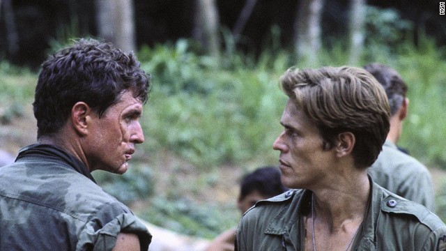 <strong>"Platoon"</strong> -- Oliver Stone's searing Vietnam War drama starred Charlie Sheen (not pictured), Tom Berenger and Willem Dafoe. It won the Oscar for Best Picture of 1986.