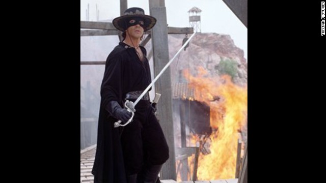 <strong>"The Mask of Zorro"</strong> -- Antonio Banderas starred in this 1998 swashbuckler.