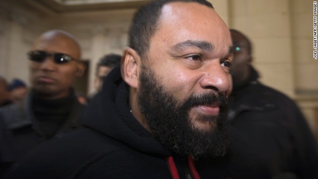 In November, Dieudonne M'Bala M'Bala was fined 28,000 euros ($38,591) for defamation, insults, incentive to hate and discrimination for remarks he made and a song broadcast in two videos on the internet.
