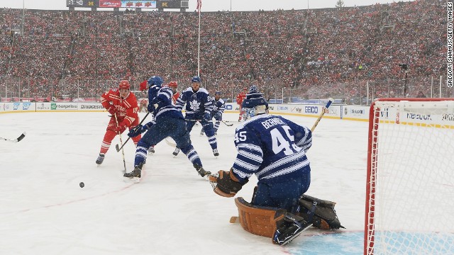 With temperatures at minus 13 Celsius (13 Fahrenheit) and a wind chill of minus 1, those Winter Classic fans that had ventured out to watch the sport played in its original winter form are probably still thawing out. A steady snowfall also delayed traffic, causing some fans to miss the opening face-off.